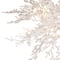 6ft. Pre-Lit Flocked Twig Artificial Christmas Tree, Warm White LED Lights